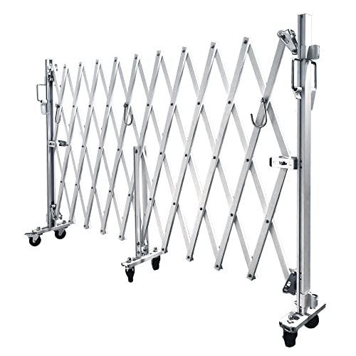 ALMAX アルマックス アルミゲート アルミ EXG1240G 幅4.0M×高さ1.2M 片開き 傾斜地対応 伸縮門扉 アコーディオンゲート アルミフェンス 蛇腹ゲート ジャバラゲート キャスターゲート ガレージゲート 仮設ゲート 伸縮ゲート クロスゲー