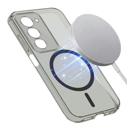 Image of Jkobi Lifetime Anti-Yellow MagSafe Compatible Clear Back Cover Case for Redmi 15 (Sleek Hard Crystal | Shockproof and Camera Protection)