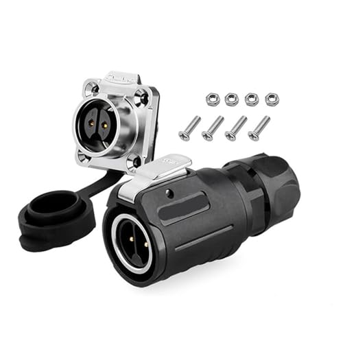 Conector de cable M16 LP16 de 2 pines para iluminación LED de exterior y radio 3