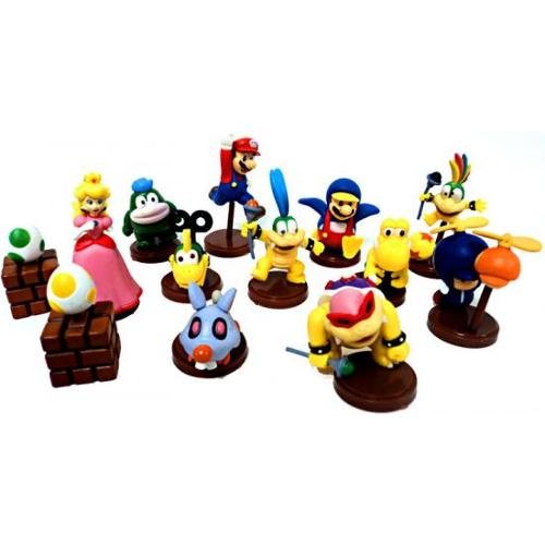 Buy Furuta New Super Mario Bros. Wii Collection Series 1 Set of 13 Mini 2 Inch PVC Figures