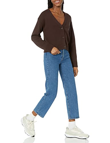 Amazon Essentials Women's Relaxed Fit V-Neck Cropped Cardigan4