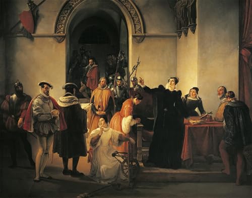 Toile Peinture Murale La reine d'Écosse pour habiller un grand mur vide de salon 60x90cm