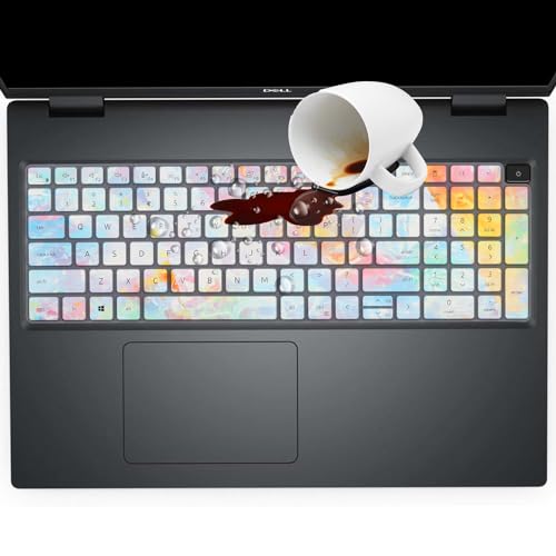 Image of Colorful Keyboard Cover for Dell Precision 3560 3561 3570 3571 3580 3581 3590 3591 / Dell Latitude 5550 5540 5520 5521 3540 3550 2025-2022 15.6 inch Laptop Keyboard Protective Cover Skin