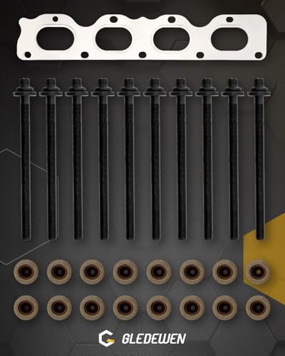Image of Engine Head Gasket Set 1.8 L, Compatible with 2011-2017 Chevy Sonic /Cruze L4 DOHC 16V, w /Head Bolts, MLS Headgasket, Valve Cover Gasket, O-Rings, Replace# HGS345, HS26516PT, HS54702A, HS26516PT-1
