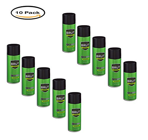 PACK OF 10 - Brut 24 Hour Protection Deodorant Classic Scent, 10.0 OZ