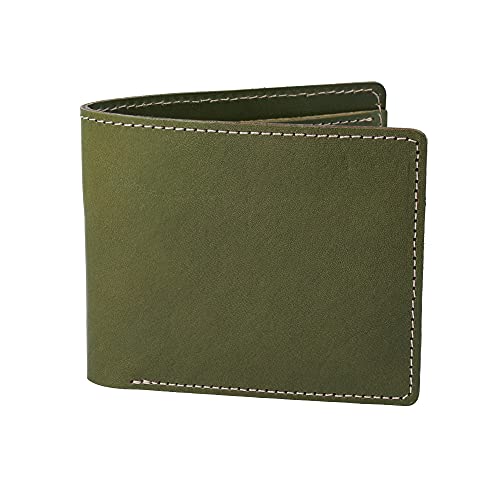 Native Creation 二つ折り財布 本革 栃木レザー レディース メンズ 革 日本製 NC3731 (OLIVE)