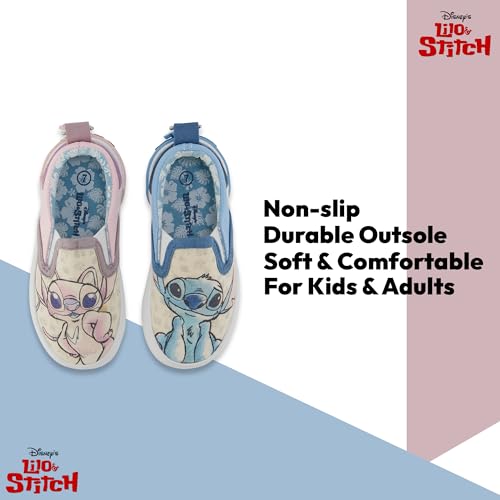 Disney Lilo and Stitch Girls Slip On Sneakers - Lilo, Stitch, Angel, Ohana Slip-On Design Shoes for Kids Stitch Slip On Sneakers2