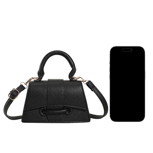 Image of Ayliss Micro Mini Crossbody Handbag Women's Purse Clutch Cute Mini Trendy Bag Top Handle PU Leather Shoulder Bag