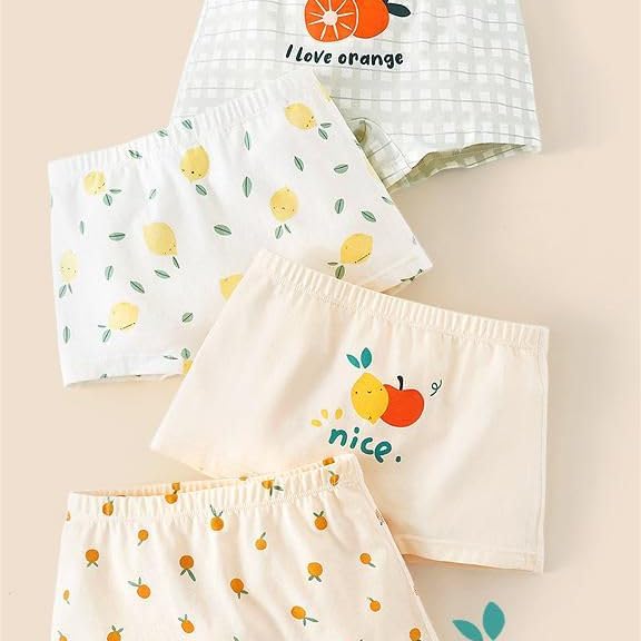Dharmnirdosh Kids Series Baby Underwear Little Girls' Cotton Short Panties 1