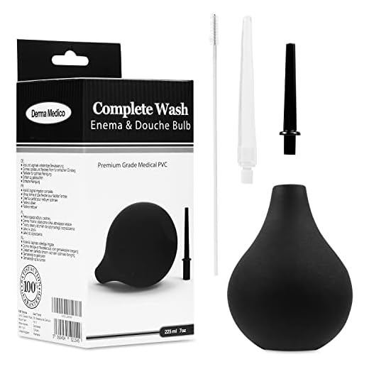 Kit de enemas de uso anal para el estreñimiento, de silicona, para la ducha, Unisex, aprobado por la FDA