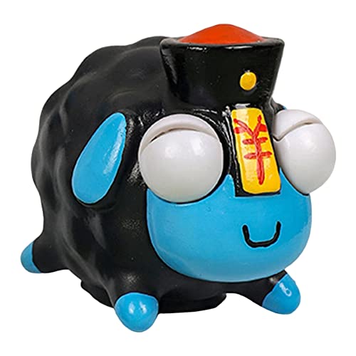 tressabbau-Spielzeug, Schaf-Squeeze-Spielzeug, Entlüftungsspielzeug, Dekompressions-Eye-Popping-Squishes, Fidget-Spielzeug, Partybevorzugung zum Abbau von Stress, Angst, Spielzeug, Weihnachtsgeb Zuf Cover
