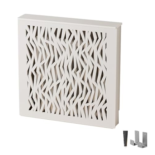 Cubierta moderna para radiador, decoración de estante de radiador de vapor para ocultar tuberías, ideal para sala de estar, dormitorio, armario de calefacción de oficina
