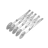 【Aplicación múltiple】: el cortador de múltiples ruedas es ideal para cortar masa, brownies, galletas, cortador de masa para pasteles y pastas, incluso para cortes y porciones uniformes, ahorre tiempo al cortar brownies, galletas, pasteles, pasteles o pastas