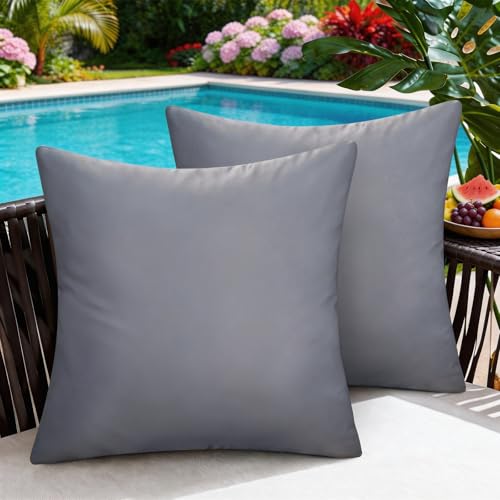 BonBotimen Housses De Coussin Extérieures Résistantes Aux Intempéries Et Imperméables Housses Décoratives en Polyester, Faciles À Entretenir, pour Canapé, Balcon...
