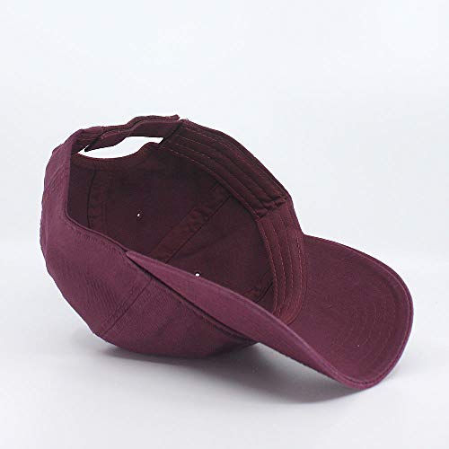 Image of Classic Washed Cotton Baseball Cap - Vintage Adjustable Dad Hat, Curved Bill for Men Women, Outdoor Everyday Wear