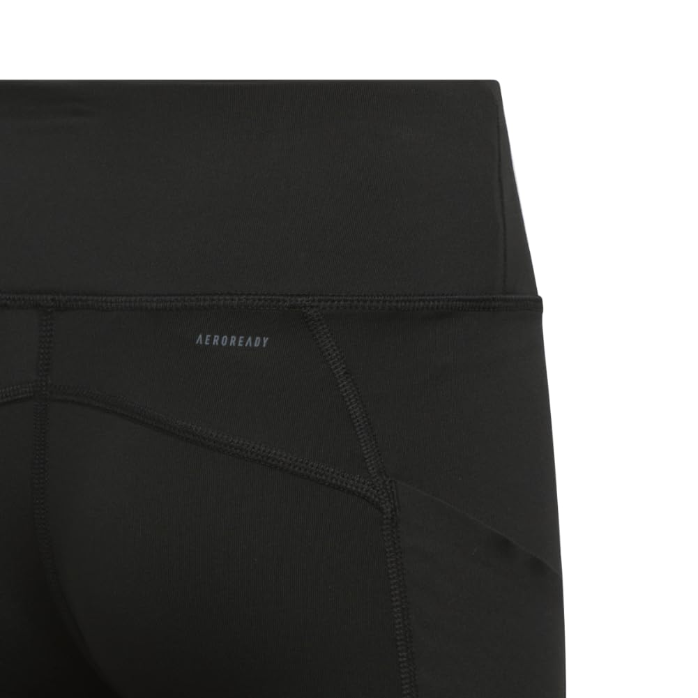 adidas Girls' AEROREADY Performance Pocket Legging, Black, Large