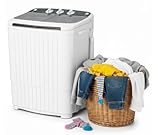 Omelaza Portable Washing Machine,18 lbs Capacity,Washer and Dryer Combo Machine for Homes & Apartments,Twin Tub Laundry Washer with Spin Cycle