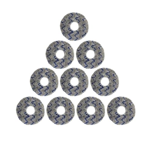 Mop Side Brush Main Brush/Roll Brush Filter Accessorie, Compatible for Deebot T20 Omni Vacuum Cleaners Pallet Parts(Mop 10pcs)