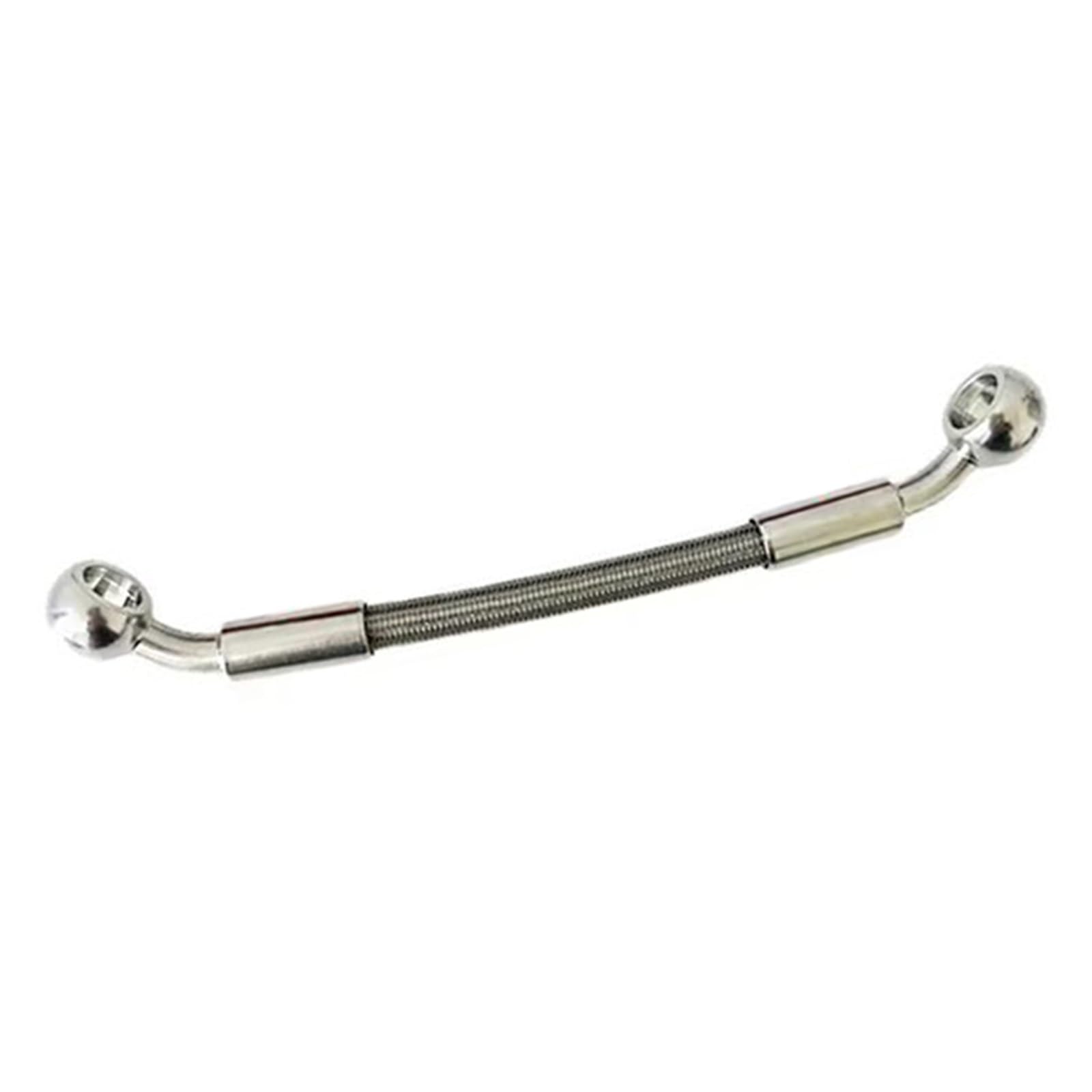 Kmwshan One Color Motorbike Brake Line Motorcycle Stainless Steel Braided Brake Hose Fittings Extended Hydraulic Tube Oil Pipe M10 28°-28° Accessories(120Cm)