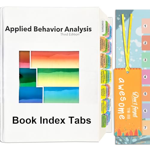 Onglets d'index Cooper 3e édition pour réussir vos examens d'analyse du comportement