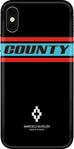 Cover Marcelo Burlon iPhone X - Color Band