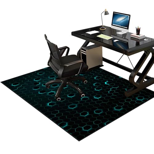 Tkuhknag Tappetini per Scrivania e Sedia da Ufficio, Protezione per Moquette Multiuso, Tappetino Protettivo per Pavimenti duri, Tappeto per Sedia a Rotelle, Gaming Tappeto Sedia 70 x 100 cm