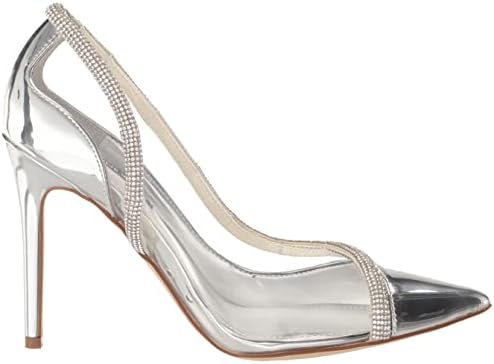 Nine West Women's Finna Pump, Silver, 8 | Image 5