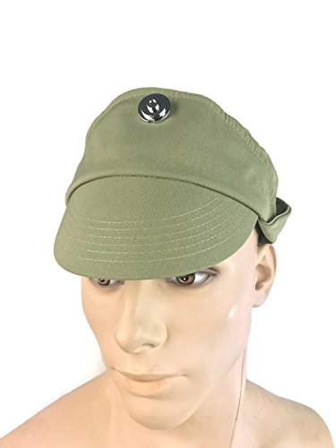 Star Wars Imperial Officer Cap Hat Wear Costume Black Grey Green Color/Size (XL, Green) - Thumbnail 2