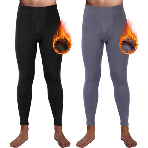Caleçon thermique hommes Hestya pour temps froid pantalon couche de base hiver