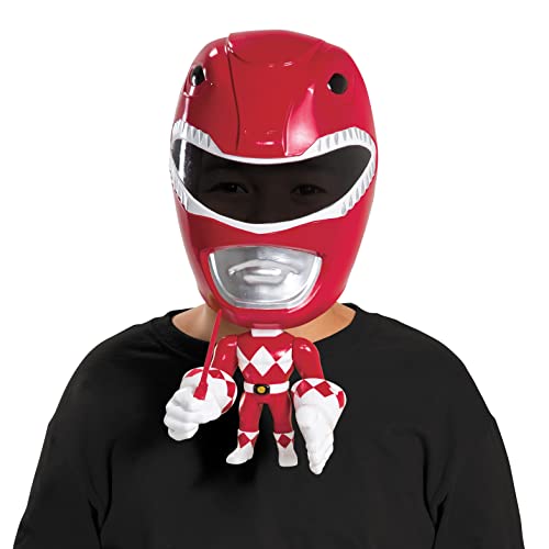 Masque Red Ranger Power Rangers articulé pour déguisement enfant
