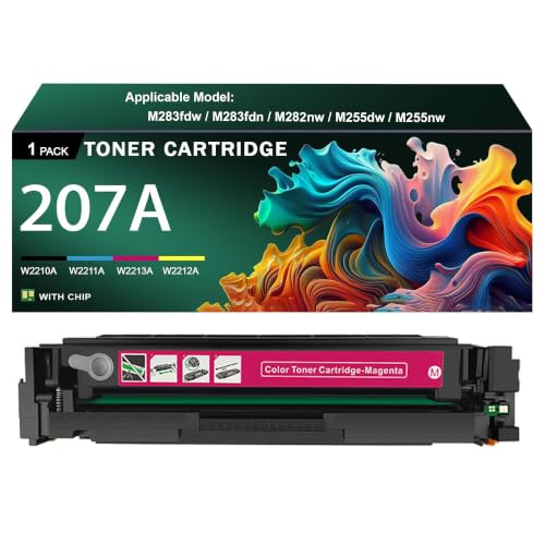 Cartouche Toner 207A Magenta avec Puce pour Réussir vos impressions de Bureau M255nw