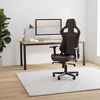 noblechairs Epic Gaming-Stuhl – PU-Hybrid-Leder – Java-Edition – bis zu 120 kg Benutzer – Lendenwirbelstütze – ergonomisch – Kissen enthalten – Heimbürostuhl – Computer-Schreibtischstuhl – Ansicht 2