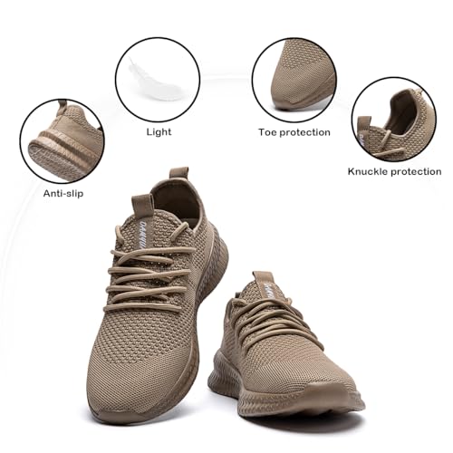 Image of Men's Shoes Running Walking Sneakers Casual Tennis Slip on Shoes Lightweight Breathable Fashion Comfortable Workout Athletic for Gym Sport Shoe