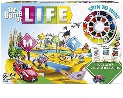 The Game of Life Game, Family Board Game for 2 to 4 Players, for Kids Ages 8 and Up, Includes Colorful Pegs, Multicolour-image-5