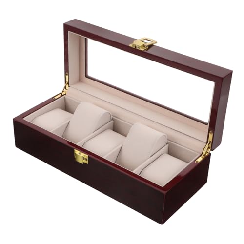 Coffret rangement montres antichoc étui protecteur en bois Healvian