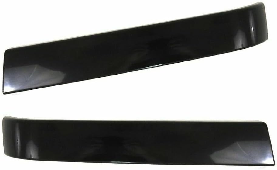 For Chevy Silverado 1500/2500 HD 2003 2004 2005 2006 Grille Molding Driver and Passenger Side | Pair | Slipt Center Bar Outer Wing | Chrome Finish | Plastic | Replacement For GM1212105, GM1213105