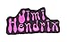 Gemelolandia | Toppe ricamata Termoadesiva Jimi Hendrix 9 x 4 cm | Patch Stickers Adesivi per Abiti, Giacche, Pantaloni, Camicie e Oggetti in Tessuto