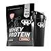 Produktbild 1kg Mammut Whey Protein Eiweißshake - Set inkl. Protein Shaker, Riegel, Powderbank oder Tasse (Cookies, Gratis Mammut Shaker)