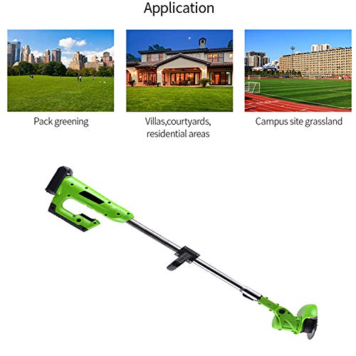 Elektro-Teleskop Grass Tring Trimmer, 21V Cordless Leichter Rasentrimmer, 30.1 cm Einstellbare Mähendes Heights, Für Haushalt Garten, Rasen