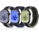 GEAK Compatible with Apple Watch Bands 44mm 45mm 42mm 49mm Women Men, Stretchy Elastic Sport Straps for Apple Watch Bands for Men Women, Replacement Bands for iWatch Series 9 8 7 6 5 4 3 2 1 SE Ultra
