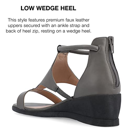 Image of Journee Collection Women's Trayle Wedge Sandals