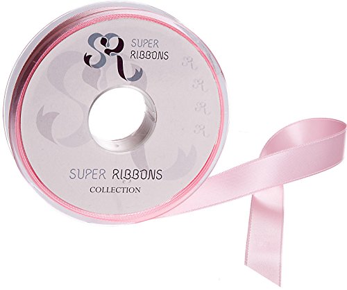 SR SUPER RIBBONS- Full Reel 25mm Double Faced Satin Ribbon, 20 Metres ...