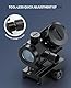 Feyachi RDS-10 Red Dot Visier 4 MOA Rotpunktvisier Zielfernrohr Airsoft Visier mit 1 Zoll Riser Mount für 20mm/22mm Picatinny Rail