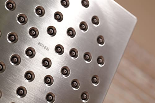 Moen 90-Degree Brushed Nickel Posi-Temp Eco-Performance Shower Trim, Valve Required, Ts2712Epbn #TOP7