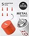 NEON Butane Refill 420ml, 11X Ultra Refined 0 Impurities Butane Fuel, Premium Universal Lighter Fluid with Metal Nozzle and 5 Butane Gas Refill Adapters for Refillable Lighters and Torches, 12 Cans