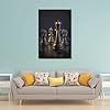 LASOQUAN Game Chess Neon Poster Decorative Painting Canvas Wall Posters And Art Picture Print Modern Family Bedroom Decor Posters 12x18inch(30x45cm) #1