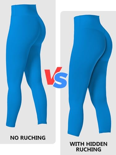Image of Sunzel Sunzfly Invisible Butt Scrunch Workout Leggings for Women, Butt Lifting High Waisted Gym Yoga Pants with Tummy Control
