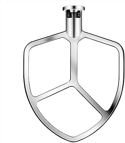 Flat Beater for KitchenAid 5-6 Quart Bowl-Lift Stand Mixer, Stainless Steel Paddle Attachments Fits for Kitchenaid Professional 5 Plus and 600 Seris Mixer, Mixing Accessories, Dishwasher Safe - Thumbnail 3