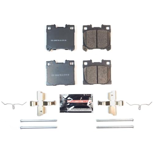Image of PowerStop Z23 Performance Carbon Fiber Ceramic Brake Pads Rear Z23-2451 | Toyota GR Corolla 2023-26 Carbon Fiber Ceramic Brake Pads + Installation Hardware
