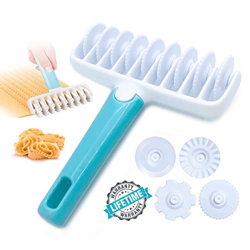 DAYEZNB Pastry wheel Lattice Cutter, Wheel Roller Pastry Mold,Household Baking Pastry Tools,Fondant Ribbon Cutter with 4 Different Gears Embosser Set,Pastry Tools for Pie Pastry Household Baking DAYEZNB Pastry wheel Lattice Cutter, Wheel Roller Pastry Mold,Household Baking Pastry Tools,Fondant Ribbon Cutter with 4 Different Gears Embosser Set,Pastry Tools for Pie Pastry Household Baking